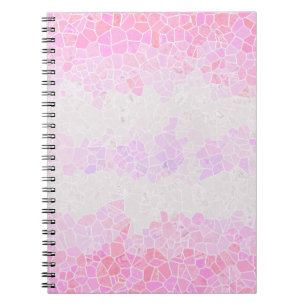 Funky Boho Abstract Mosaic Pomosexual Pride Flag Notebook