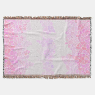 Funky Boho Abstract Mosaic Pomosexual Pride Flag Throw Blanket