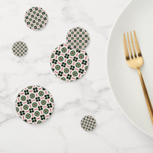 Funky Boho Retro Cute Abstract Christmas Pattern Confetti