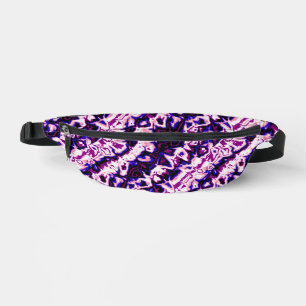 Funky Boho Retro Marbled Stripes Genderfluid Pride Bum Bags