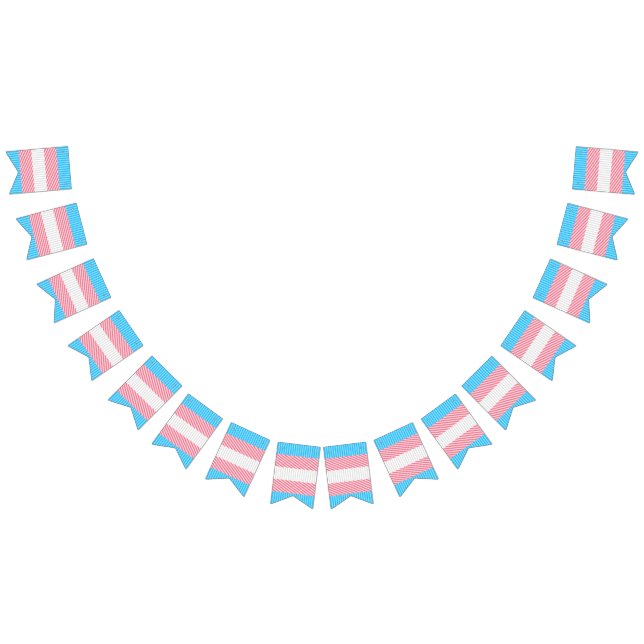 Funky Boho Stripe Abstract Transgender Pride Flag (All)