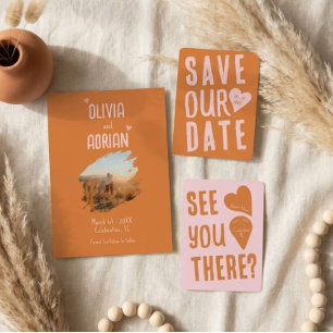 Funky Bold Font Invitation