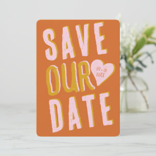 Funky Bold Font Invitation