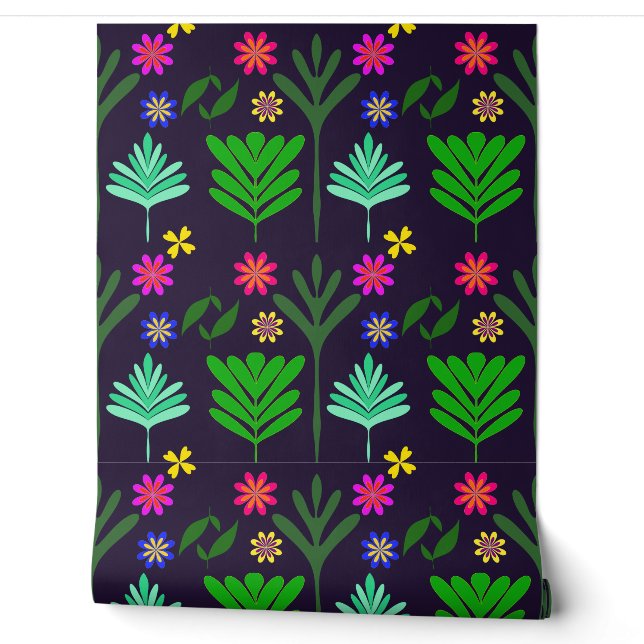 Funky Botanicals wallpaper Phunktanicals by Mimma (Unrolling)