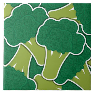 Funky broccoli tile
