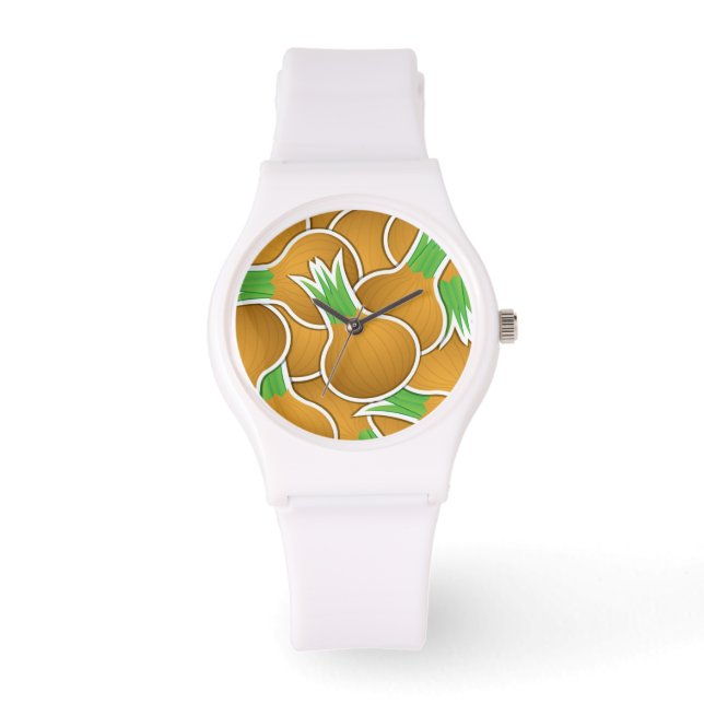 Funky brown onions watch (Front)
