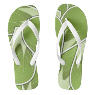 Funky brussel sprout flip flops