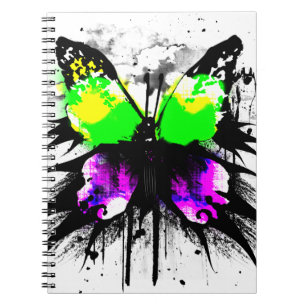 Funky Butterfly Notebook