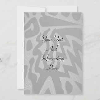 Funky BW Invitation