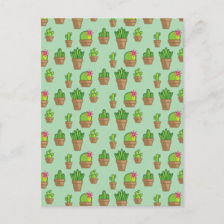 Funky Cactus Postcard