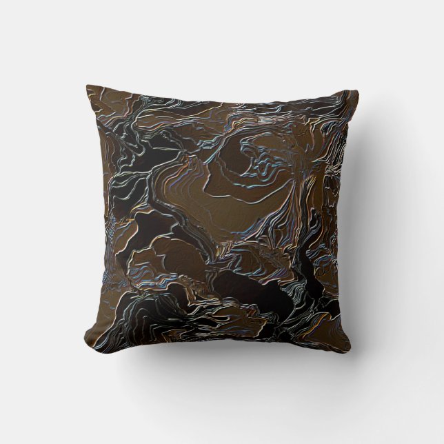 Funky Camo Effect Design Cushion (Front)