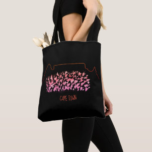 Funky Cape Town Table Mountain Colourful Tote Bag