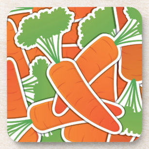 Funky carrot coaster