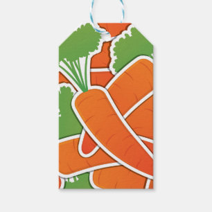 Funky carrots! gift tags