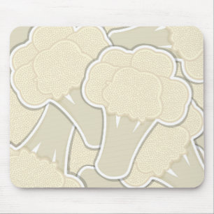 Funky cauliflower mouse mat