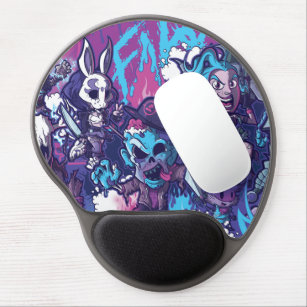 Funky Character Gaming  Gel Mouse Mat