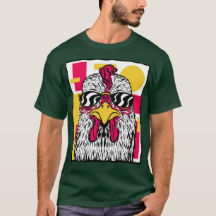 Funky Chicken Illustration T-Shirt