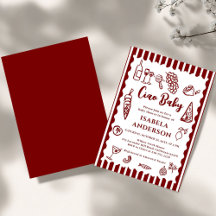 Funky Ciao Baby Hand Drawn Italian Baby Shower