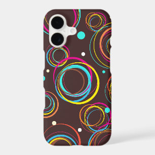 Funky circle patterned multi iphone case