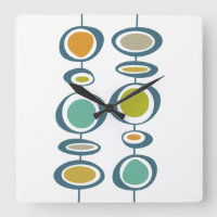 Funky Circles Mid Century Modern Colourful Retro
