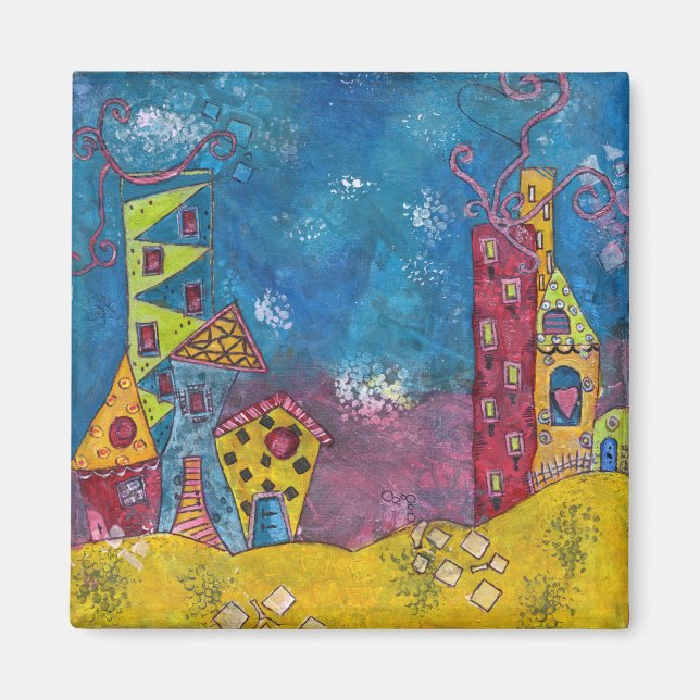 Funky City #1 Magnet (Front)