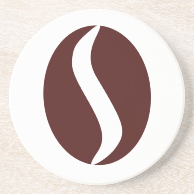 Funky Coffee Bean Coaster (Front)