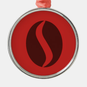 Funky Coffee Bean Metal Tree Decoration