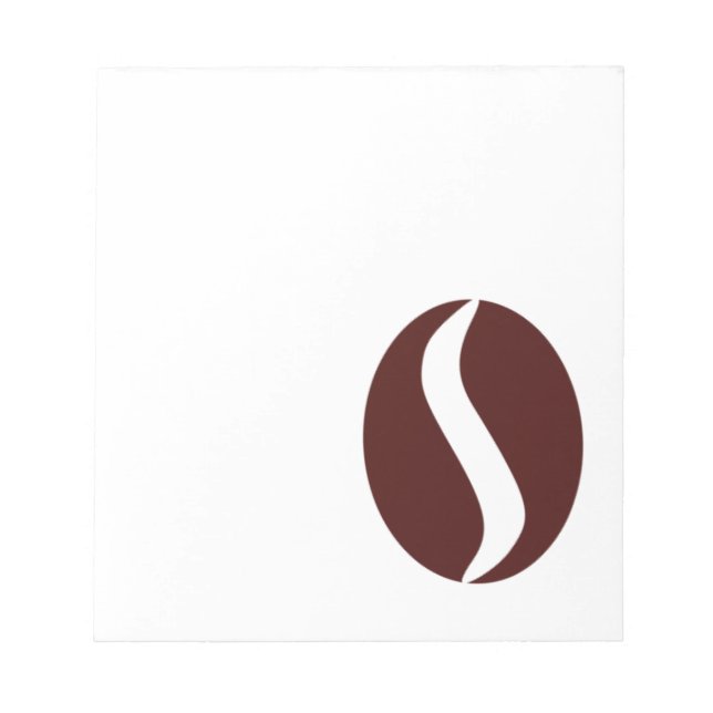 Funky Coffee Bean Notepad (Front)