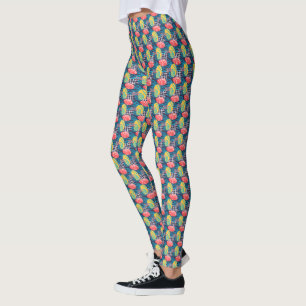 Funky Colourful Abstract Leggings