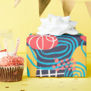 Funky Colourful Abstract Wrapping Paper
