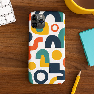 Funky Colourful Amorphous Shapes Art Pattern iPhone 16 Pro Max Case