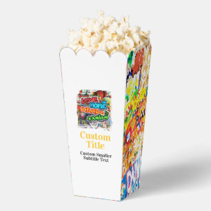 Funky Colourful Streetart Graffiti Love Home Heart Favour Box