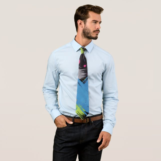 Funky colours tie (In Situ)