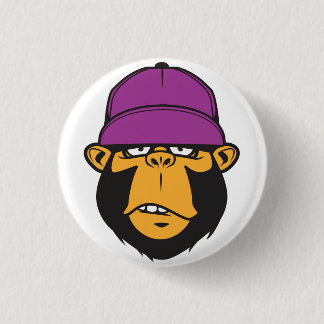 Funky Cool Monkey 3 Cm Round Badge