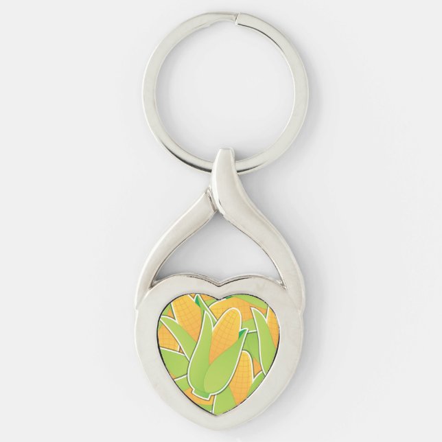 Funky corn key ring (Front)