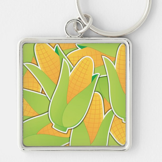 Funky corn key ring (Front)