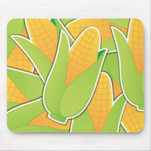 Funky corn mouse mat