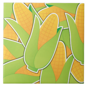 Funky corn tile
