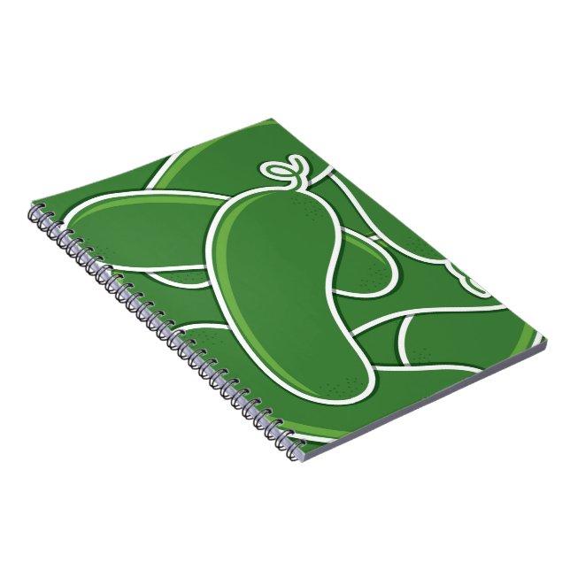 Funky cucumber notebook (Right Side)