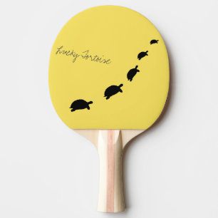 Funky Cute Lucky Tortoise Tortoises Ping Pong Paddle