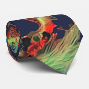 FUNKY DARE TO WEAR BOLD ABSTRACT PATTERN TIE