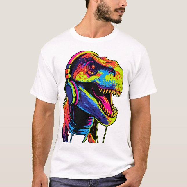 funky dinosaur T-Shirt (Front)