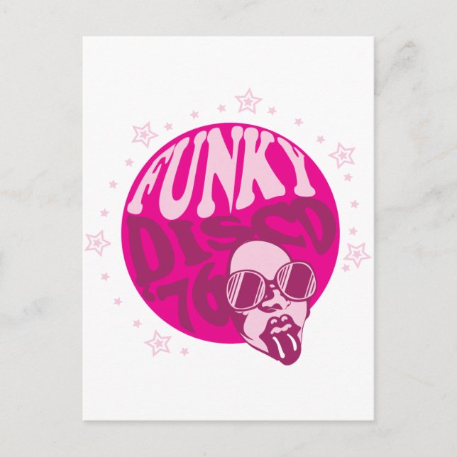 Funky Disco Postcard (Front)