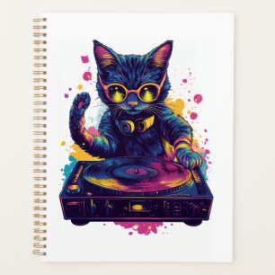 Funky DJ Cat � Retro Disco Kitty Party Planner