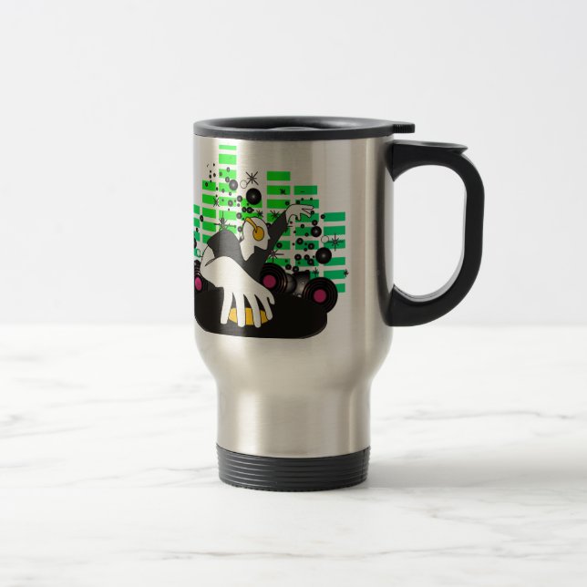 funky DJ Travel Mug (Right)