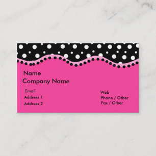 Funky Dots Business Card