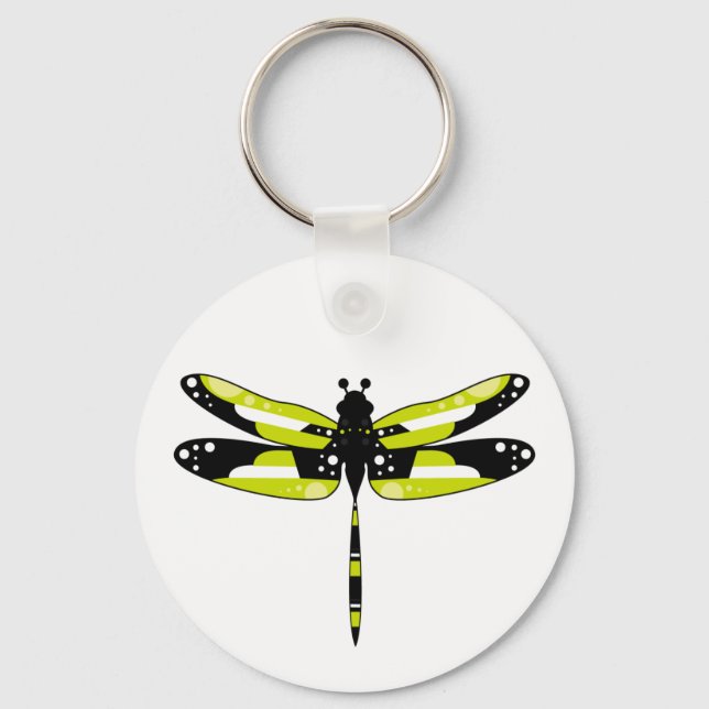 Funky Dragonfly Keychain (Front)