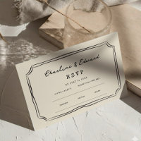 Funky Drawing Wedding Website | RSVP QR 