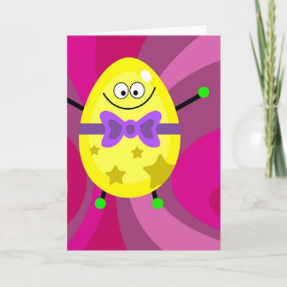 Funky Egg Holiday Card