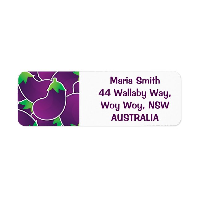 Funky eggplant (Front)